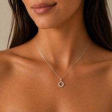 Cargar imagen en el visor de la galería, Collar Halo de Luz Plata