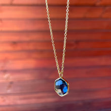 Cargar imagen en el visor de la galería, Collar Zafiro Gold Plated