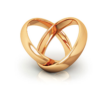 Cargar imagen en el visor de la galería, Argollas de matrimonio - Oro Dorado