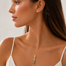 Cargar imagen en el visor de la galería, Collar Silver Gold Multicolor