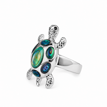 Cargar imagen en el visor de la galería, Anillo Plata Piedra Tortuga