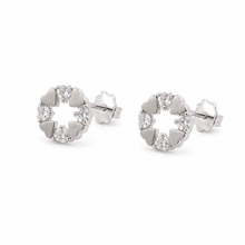 Cargar imagen en el visor de la galería, Aros Silver Zircon