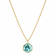 Cargar imagen en el visor de la galería, Collar Turquesa Gold Plated