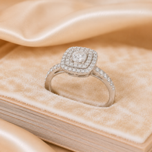 Cargar imagen en el visor de la galería, Anillo Halo Doble