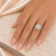 Cargar imagen en el visor de la galería, Anillo Halo Doble