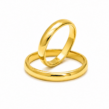 Cargar imagen en el visor de la galería, Argollas Matrimonio Media Caña- Oro Amarillo
