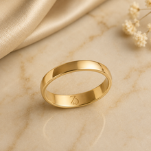 Cargar imagen en el visor de la galería, Argollas de Matrimonio Media Caña- Oro Dorado