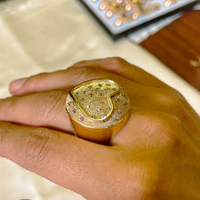 Cargar imagen en el visor de la galería, Anillo Circle Heart