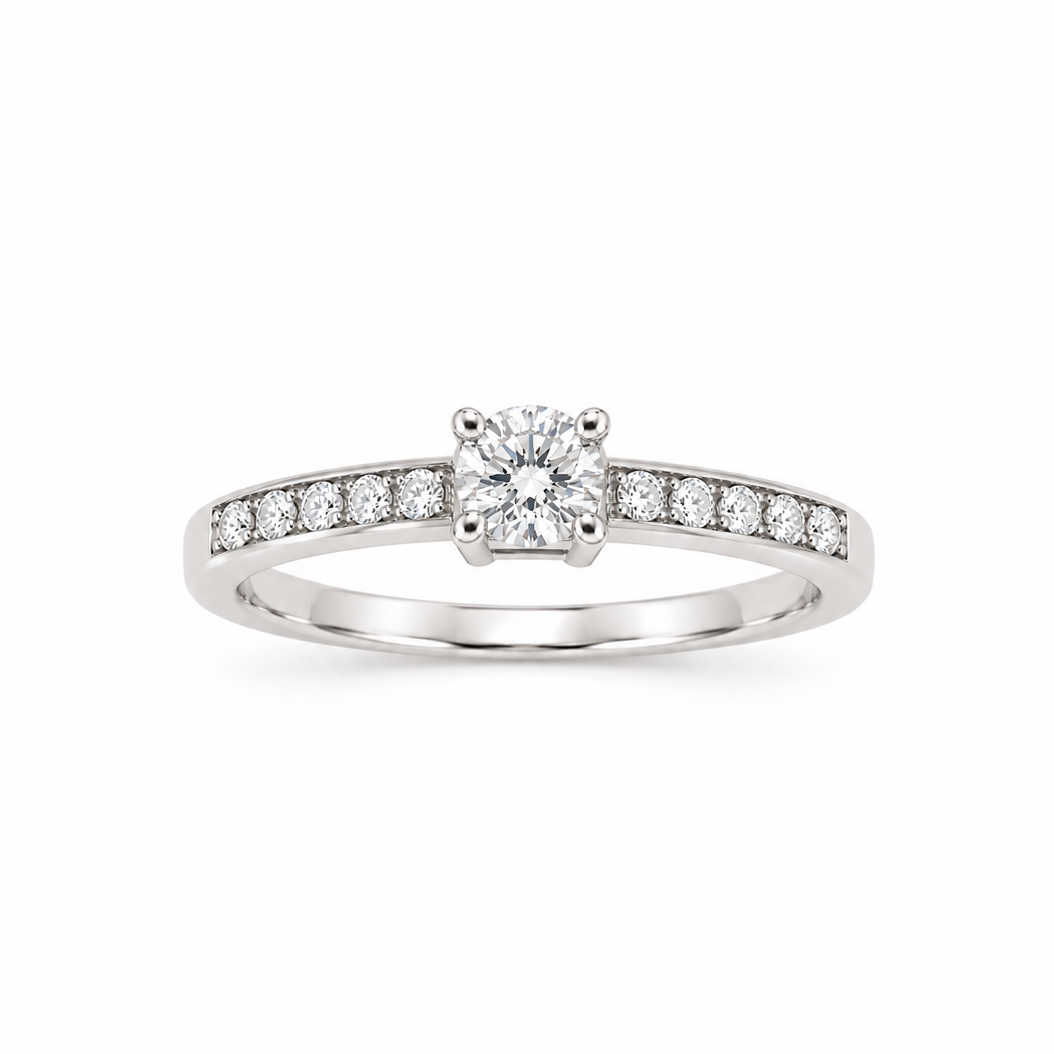 Anillo Solitario Diamante