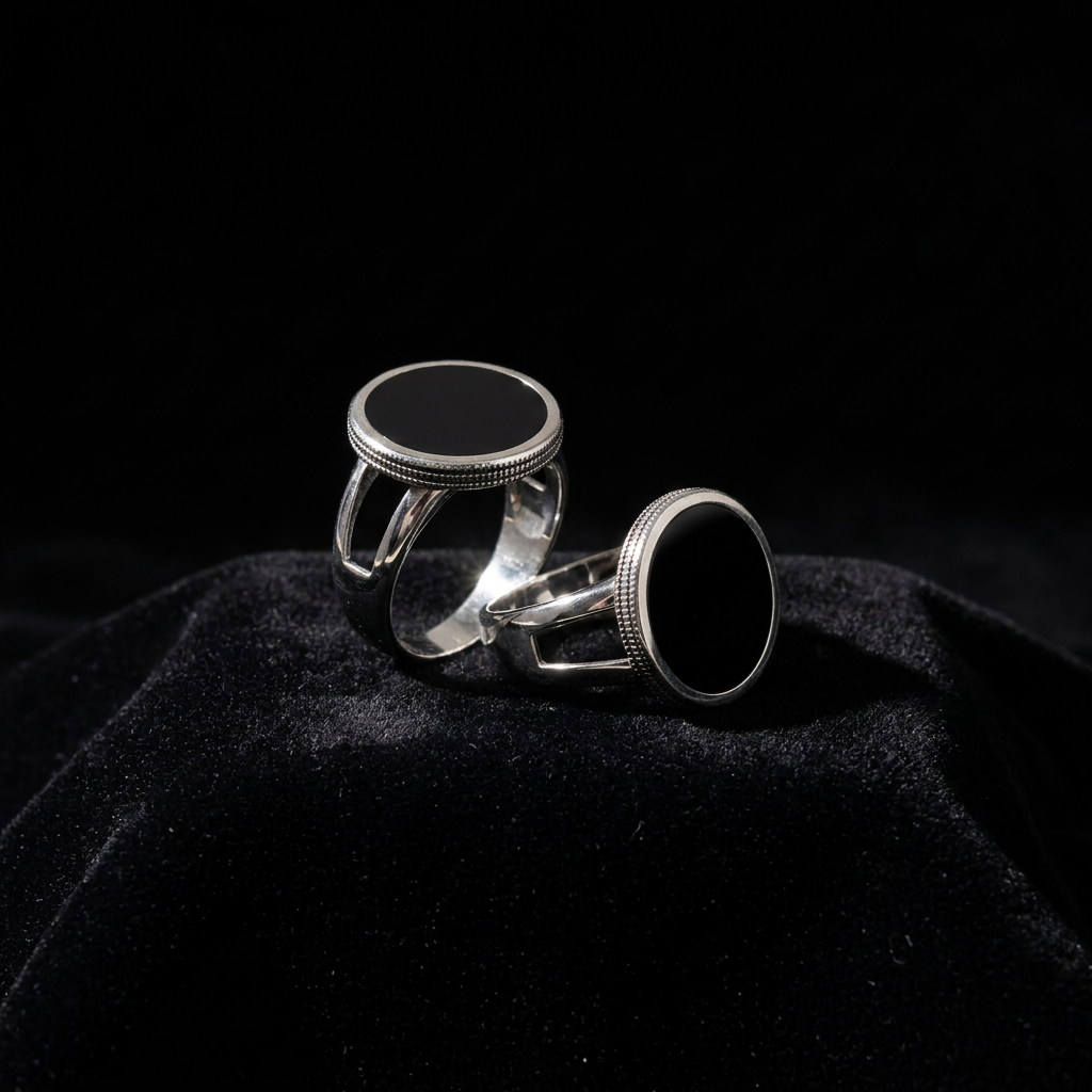 Anillo Ónix Silver