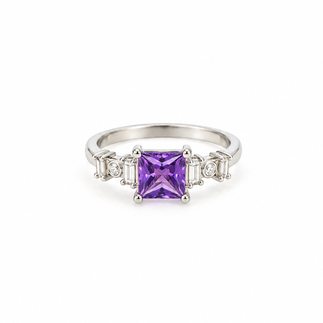 Anillo Amatista Silver