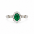Anillo Esmeralda Silver
