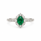 Anillo Esmeralda Silver