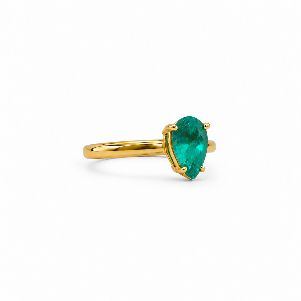 Anillo Esmeralda Gold