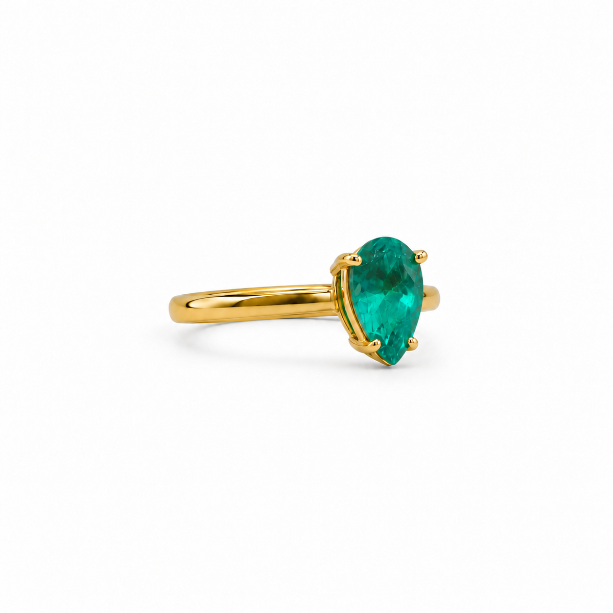 Anillo Esmeralda Gold