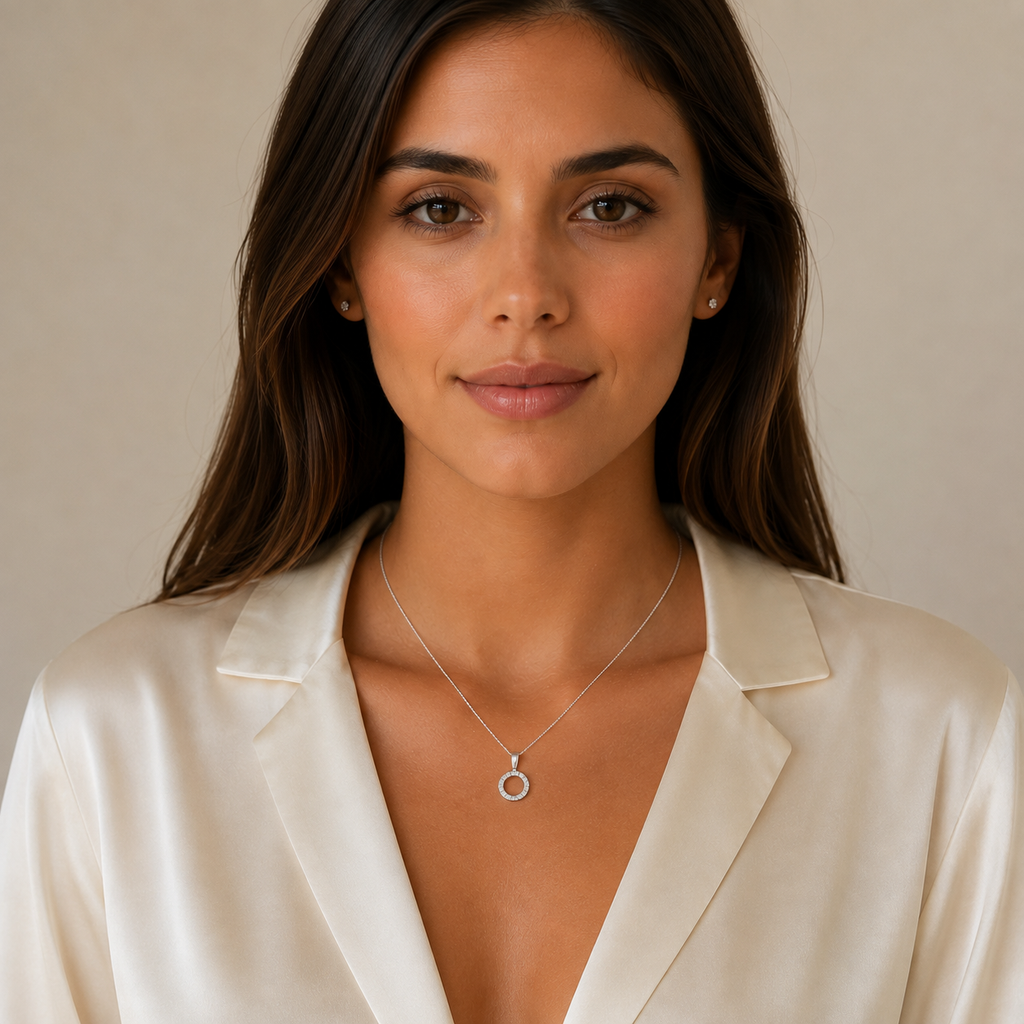 Collar Halo de Luz Plata
