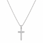 Collar Cruz Silver