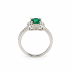 Anillo Esmeralda Silver