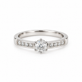 Anillo Solitario Brillante Queen