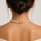 Collar Perlas Cultivadas Naturales en Oro 18K