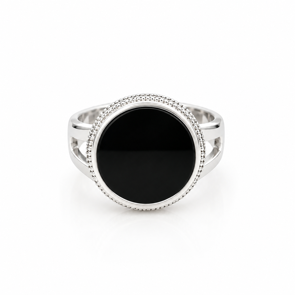 Anillo Ónix Silver