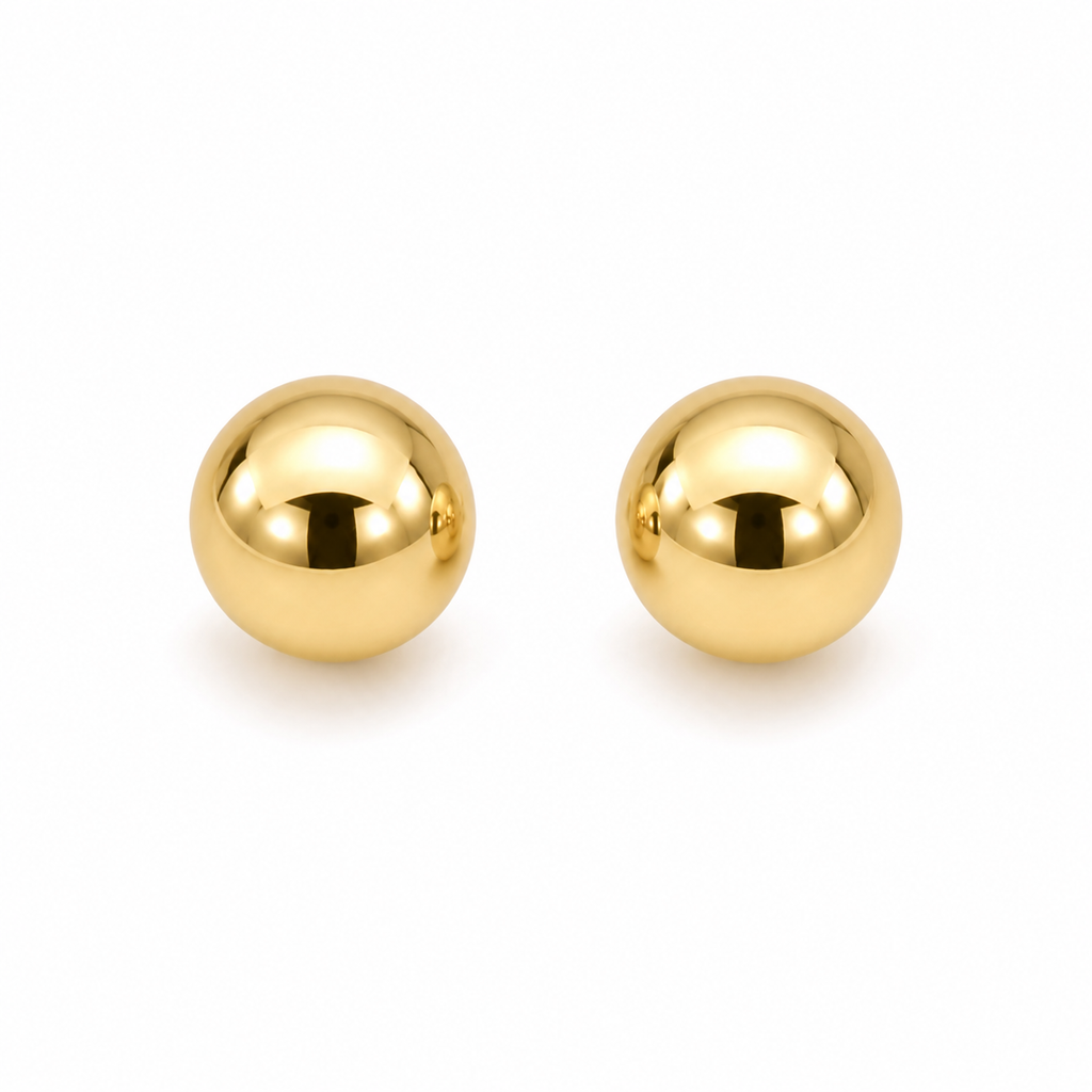 Aros Bolitas Oro