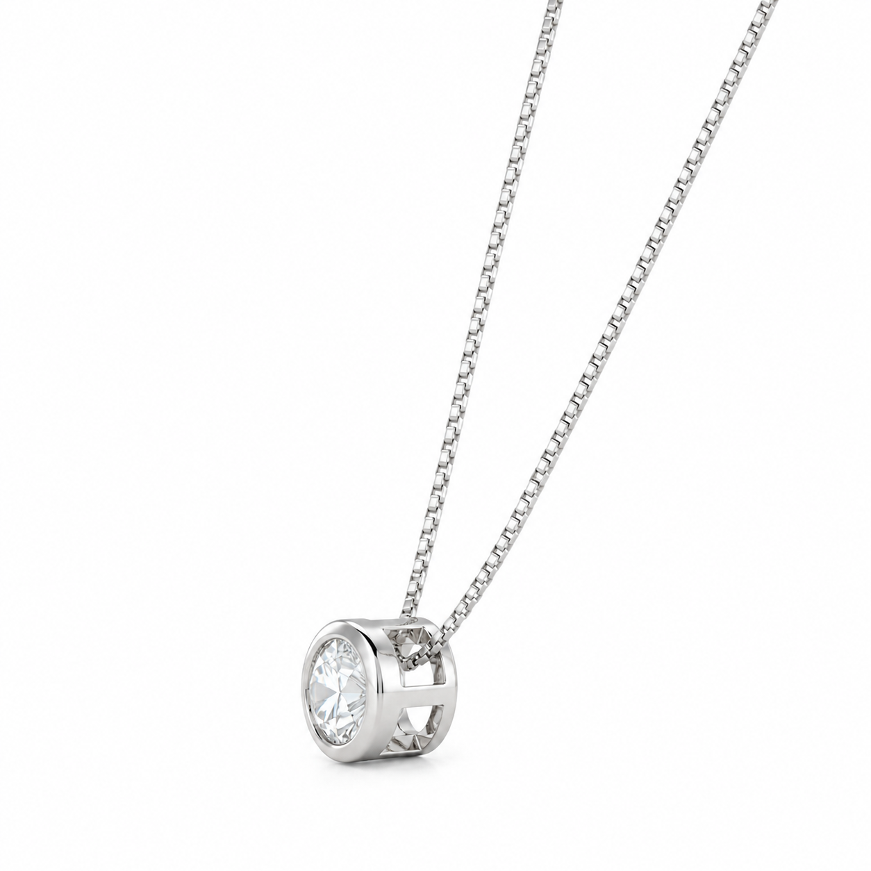 Collar Silver Punto Luz Topo