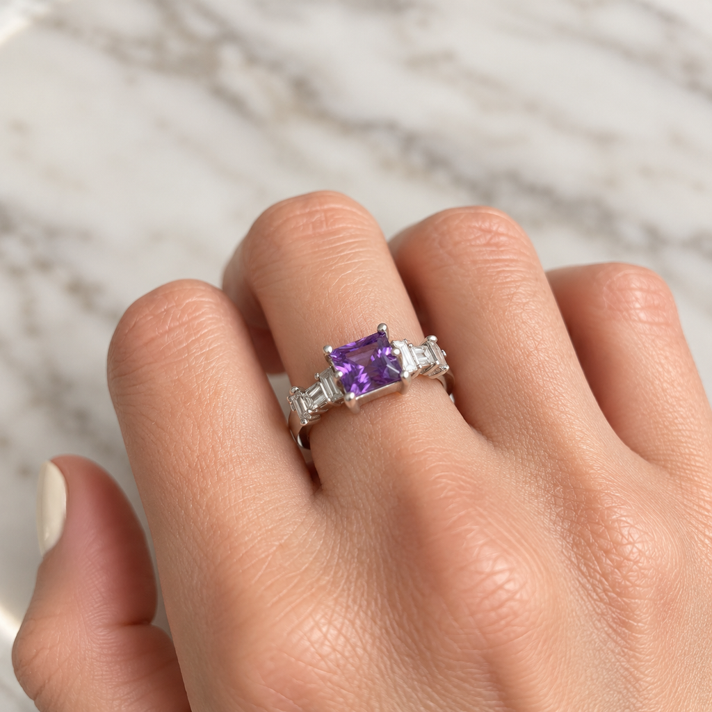 Anillo Amatista Silver
