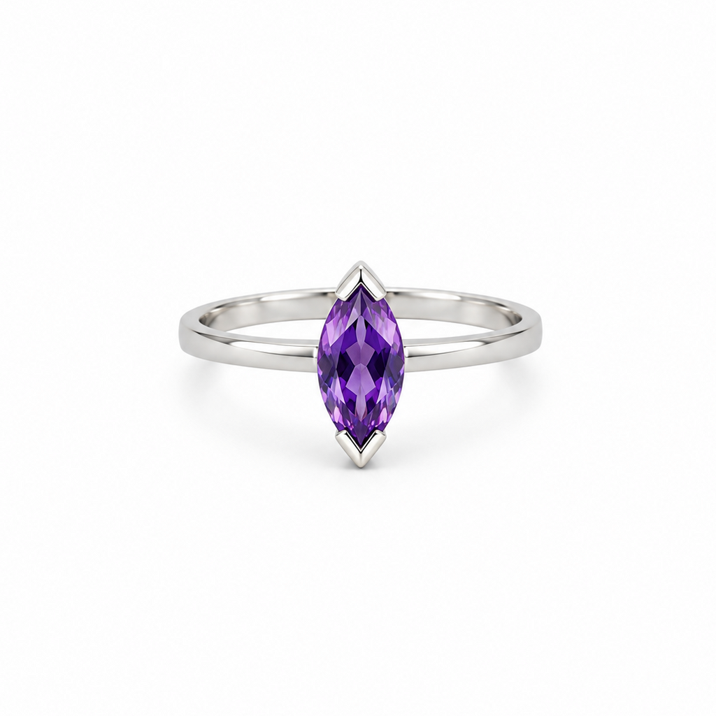 Anillo Amatista Oval