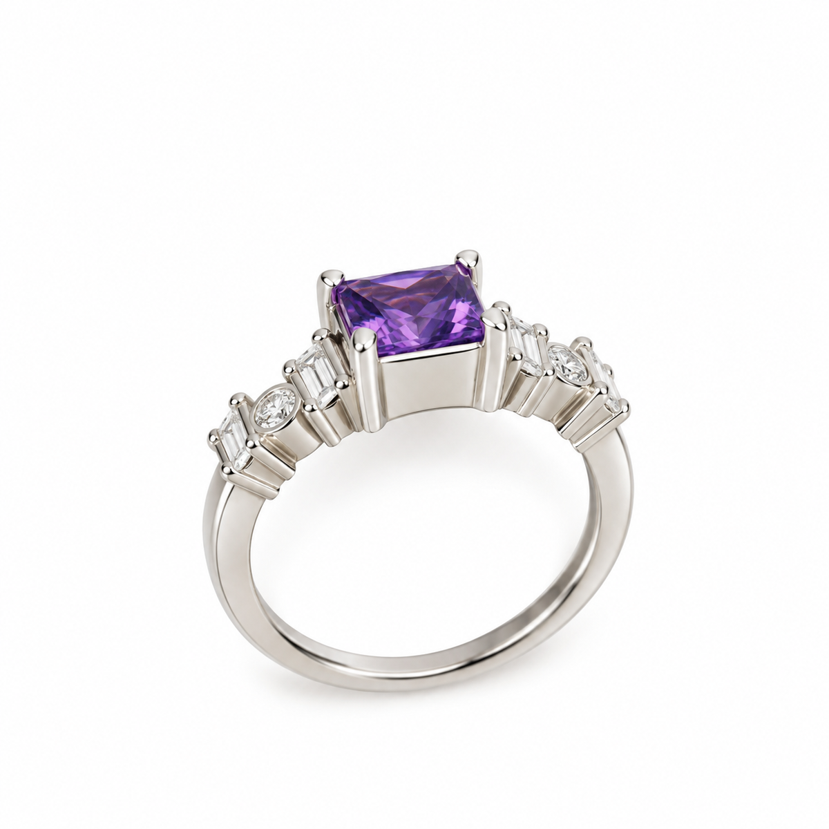 Anillo Amatista Silver