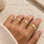 Argollas Matrimonio Inglés - Oro Amarillo