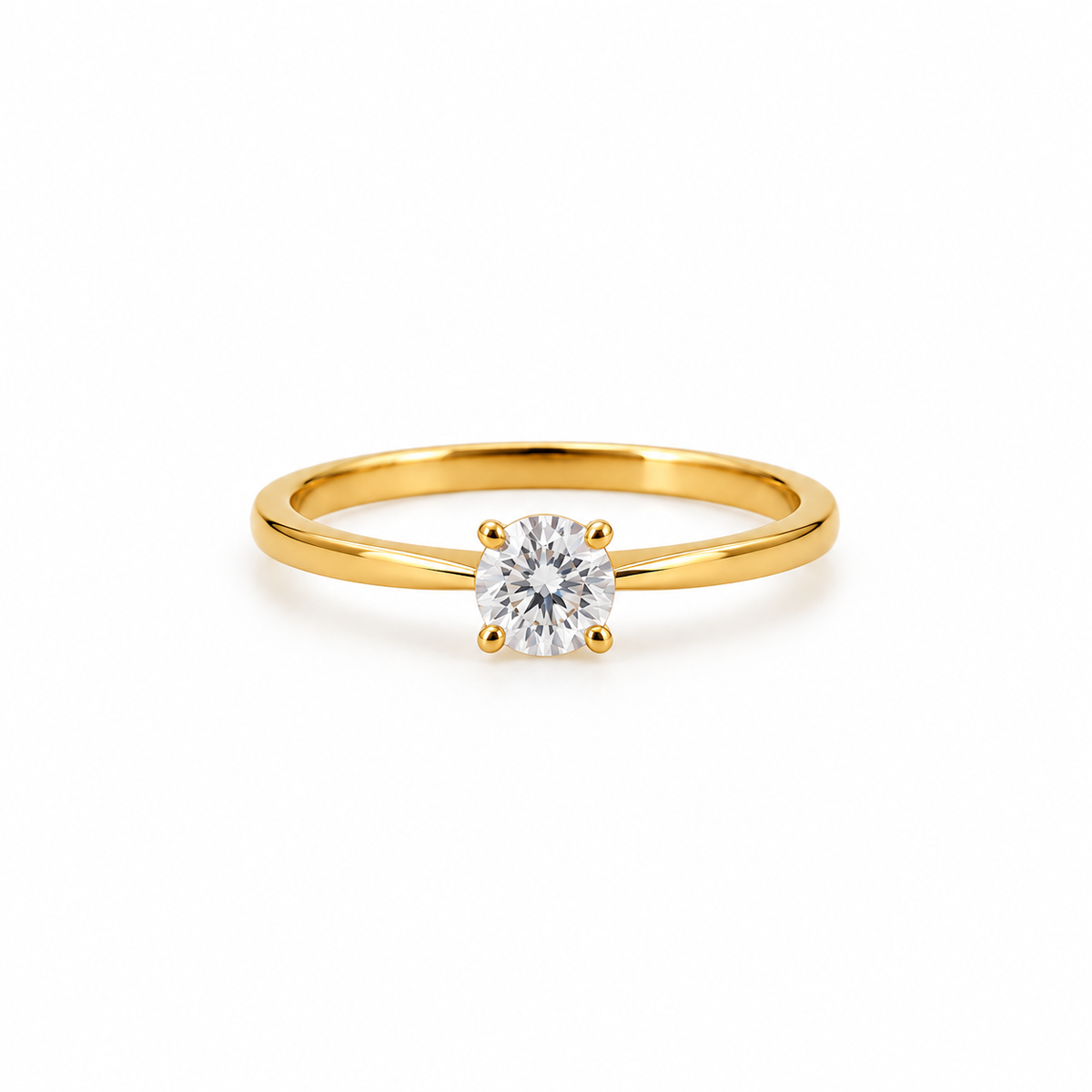 Anillo Solitario Circón Classic