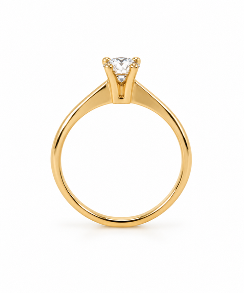 Anillo Solitario Circón Classic
