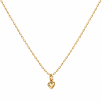 Collar Corazón Bombé 18K
