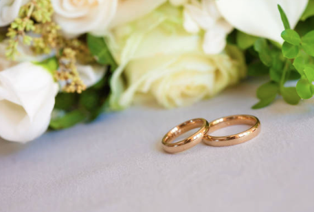 Argollas Matrimonio Inglés-Oro Dorado