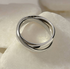 Argollas Matrimonio Inglés- Oro Blanco
