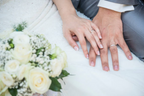 Argollas Matrimonio Inglés- Oro Blanco