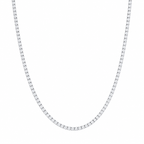 Collar Tennis de Diamantes en Oro Blanco 18