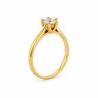 Anillo Solitario Circón