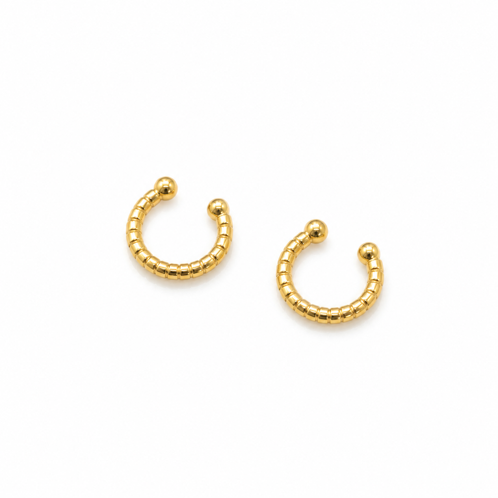 Aros Earcuff Gold Circular