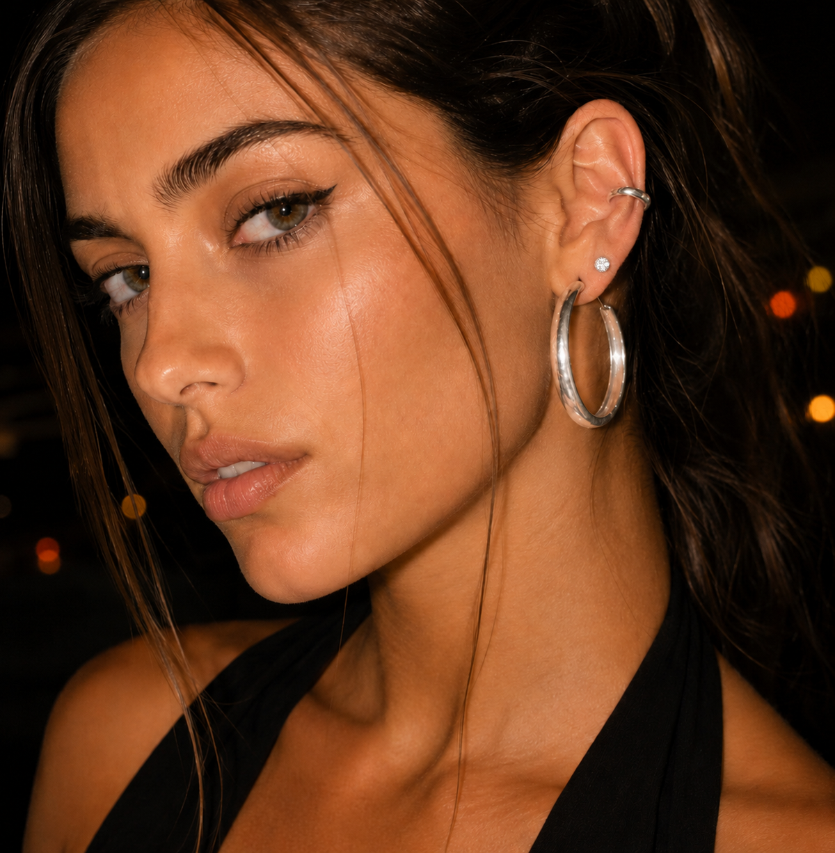 Argollas Plata Anchas M