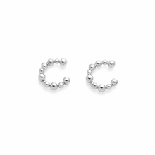 Cargar imagen en el visor de la galería, Aros Earcuff Silver Circulos

