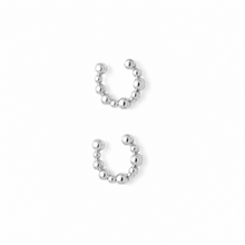 Cargar imagen en el visor de la galería, Aros Earcuff Silver Circulos
