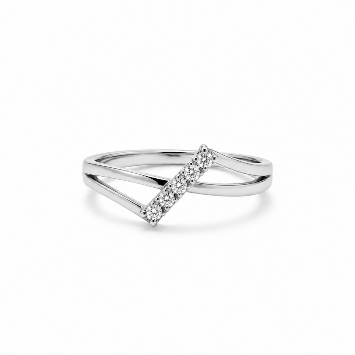 Anillo Cubos Diamantes