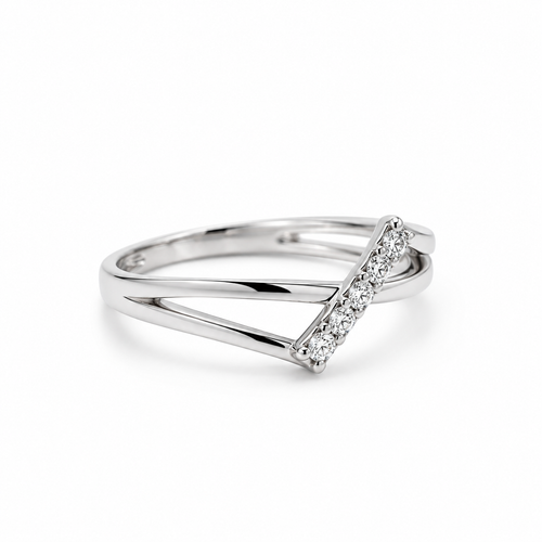 Anillo Cubos Diamantes
