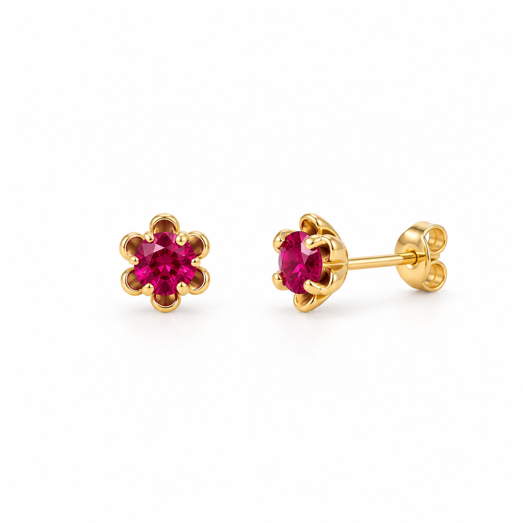 Aros Fiore Rubí