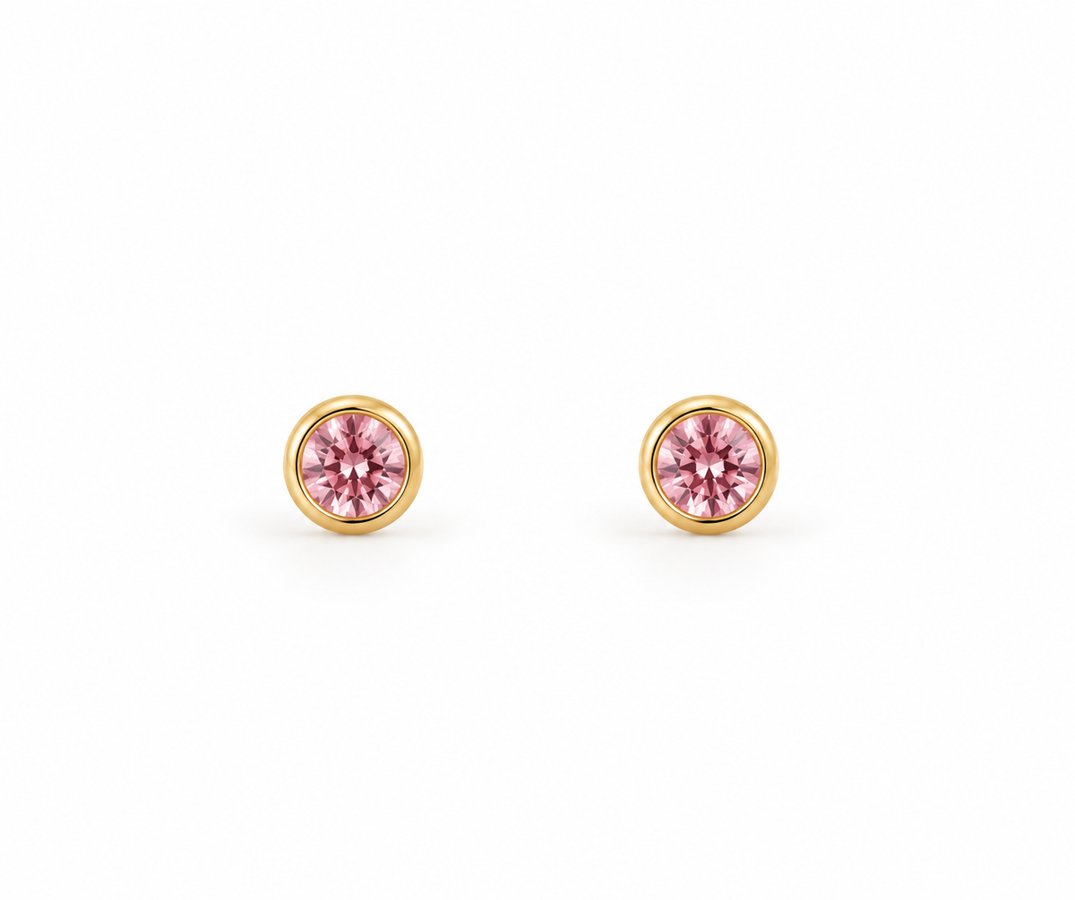 Aros Punto Luz Rosé
