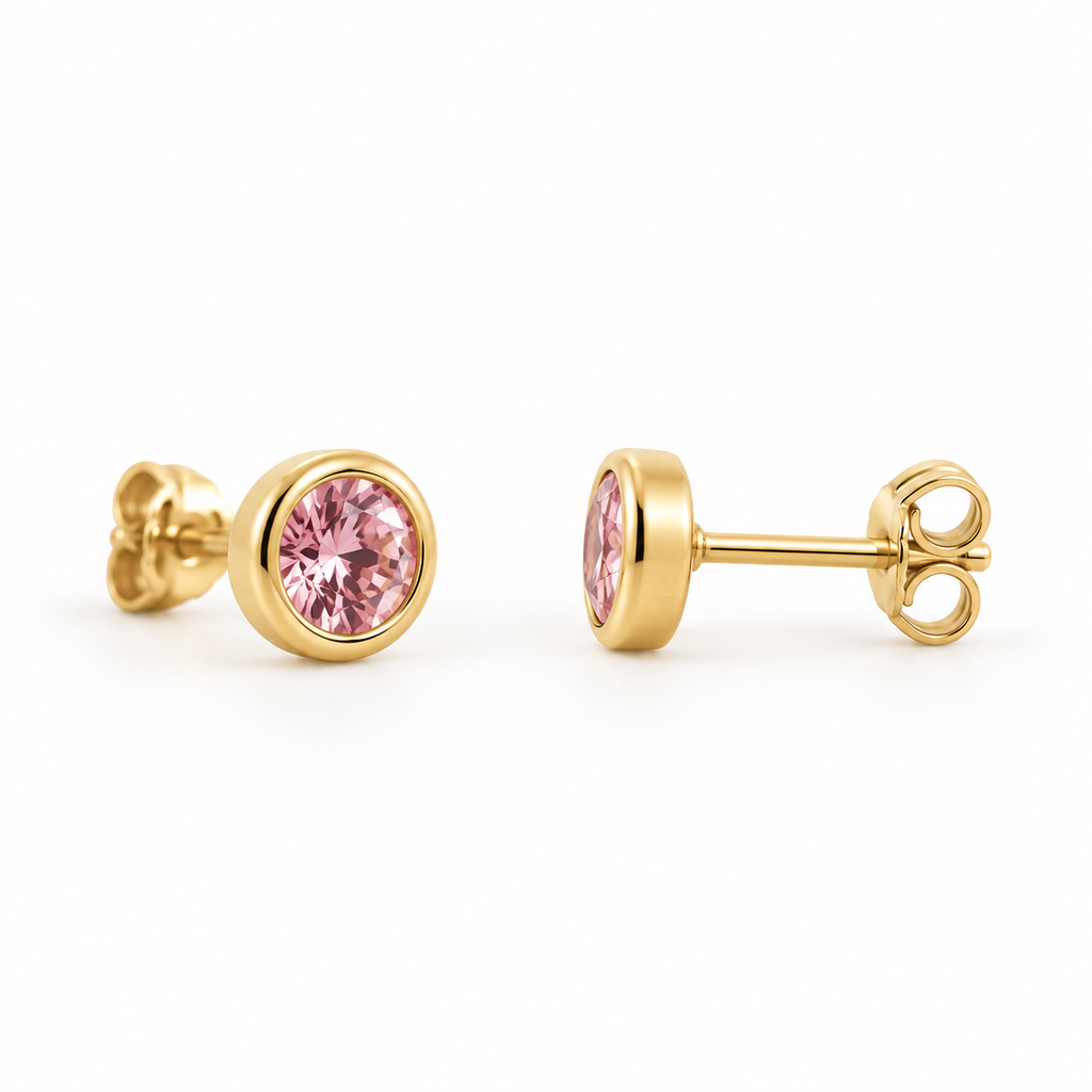 Aros Punto Luz Rosé