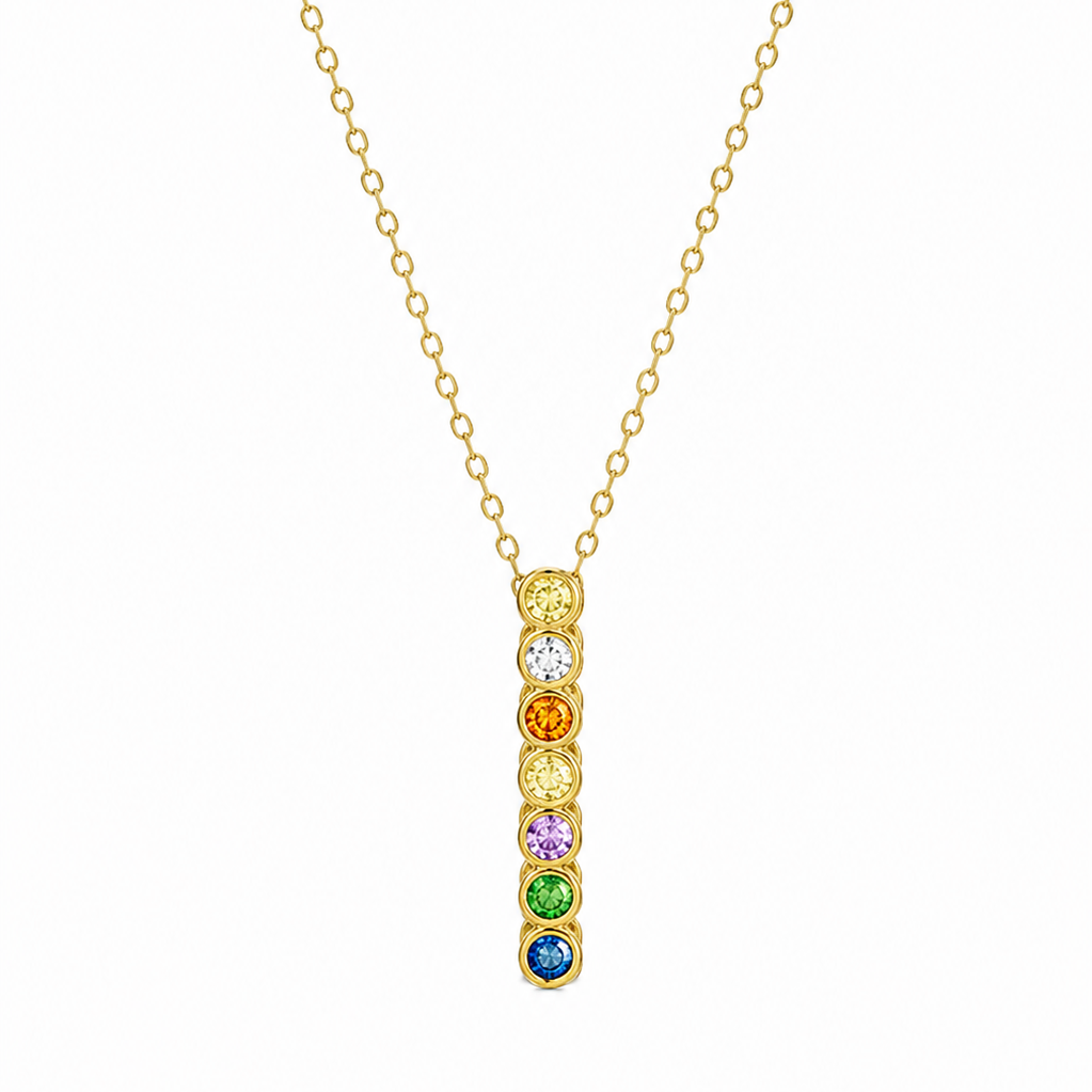 Collar Silver Gold Multicolor