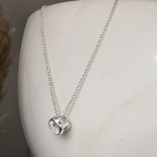 Collar Silver Punto Luz Topo